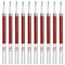 Pentel Refills Ink for EnerGel Liquid Gel Pen, 0.7mm, Red Ink, Value Set