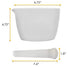 Set, 25oz (750ml) EISCO Porcelain Mortar & Pestle - Heavy Duty - Unglazed Grinding Surface - Excellent for Kitchen