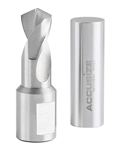 Accusize Industrial Tools 9/16 Inch Dia of Drill H.S.S. Fully Ground Drill with 3/4 Inch Weldon Shank, 1 Inch Cutting Depth, 0519-1916
