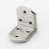 Stainless Steel 90 Degree Right Angle L Brackets, Fastener Corner Braces with Screws, 50mm x 50mm, Pack of 4