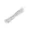 50pcs Nichrome Tips Inoculating Loop Holders, Reusable Inoculating Needle for Laboratory, Classroom, Science Fair