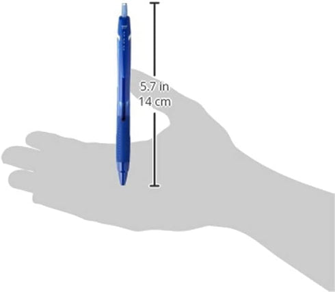 Uni Jetstream Color Knock Ballpoint Pen, 0.7mm, Blue (SXN150C07.33)