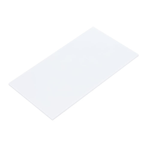 MECCANIXITY White ABS Plastic Sheet, 7 x 4 x 0.16 Inch for Building Model, DIY Crafts, Pack of 1