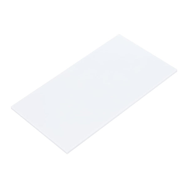 MECCANIXITY White ABS Plastic Sheet, 7 x 4 x 0.16 Inch for Building Model, DIY Crafts, Pack of 1