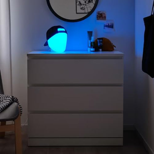 Generic Setup Color Changing LED Mood Light - Head-Shaped Desk Lamp for Bedroom, Office, or Gaming - Ambient Night