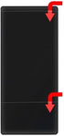 StoreSMART Black Plastic Policy / Lotto Ticket Holders with Business Card Pocket - INS30-BK-1 BLACK (2 Pack)