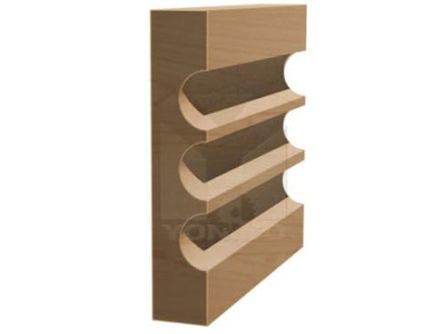 YONICO Furniture Molding and Trim Router Bits 3/16-Inch Radius Triple Flute 1/2-Inch Shank 16160