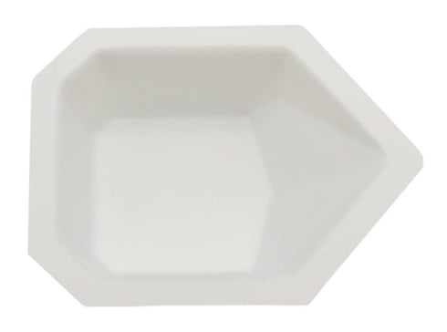 Pour Boat Weighing Dishes, Small-Sized, 14 mL Capacity, Disposable, White, Pack of 500 by Heathrow Scientific