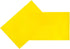 JAM PAPER Plastic Envelopes with Hook & Loop Closure - Legal Booklet - Yellow - 12/Pack, 9 3/4 x 14 1/2