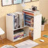 Expandable Wood Desktop Bookshelf - Office Storage Rack, Wood Display Shelf, Corner Desk Storage Shelf