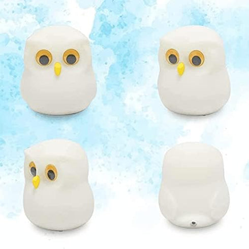 Cute Owl Kids Night Light,USB Rechargeable Cute Animal Lamps,Creative Symphony Night Light Children Feeding Light at