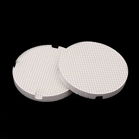 2pcs Dental Lab Honeycomb Firing Trays Circle Plate Hold Rack & 20pcs Zirconia Ceramic Pins for Sintering Dental Lab Material