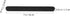 SHINYPASING 2pcs 180mm Black Side Mount Drawer Slides Under Drawer Guides Cabinet Furniture Track Rails for Dresser