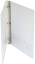 Universal Round Ring Economy Vinyl View Binder, 1/2-Inch Capacity, White (UNV20952PP)
