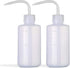 Wash Bottles 2pcs 250ml Safety Wash Bottle, Economy Plastic Squeeze Bottle for Medical Tattoo Supplies