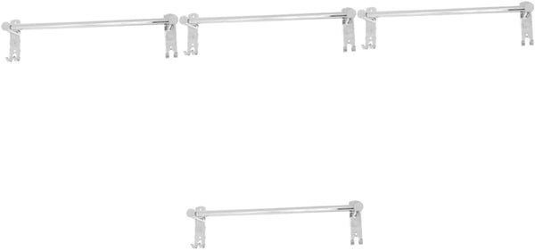 DOITOOL 4sets Stainless Steel Towel Rack Versatile Hand Towel Holder for Bathroom