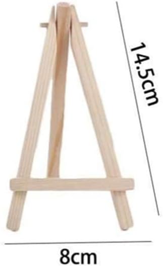 Mini Natural Wood Display Easel, Artist Painting Tripod Easel - Tabletop Holder Stand for Small Canvases, Crafts, Photos, Phone Holder by Kopida