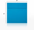 LUXPaper Square Invitation Envelopes, 6" x 6", Pool Blue, 80lb. Text, 50 Qty, Peel & Press