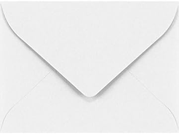 LUXPaper #17 Mini Envelopes | 2 11/16" x 3 11/16" | Bright White | 70lb. Text | 250 Qty