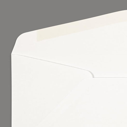 LUXPaper #10 Business Window Envelopes | 50 Qty | Commercial Flap | 4 1/8" x 9 1/2" | Bright White | 24lb. Text
