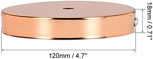 Generic 120 mm 4.7 Inch (47c9f 05767 8e402 dd216 51a94 e49bd XYWHPGV Retro Light Canopy Kit Wall Sconce Lamp Fixture