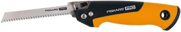 Fiskars Pro POWER TOOTH Compact Utility Hand Saw with 6 in Blade