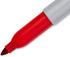Sharpie 30002 Fine Point Permanent Marker, Red Color, Pack of 2 Boxes of 12, Marks on Paper and Plastic, Resist Fading
