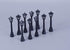 Tustao 10Pcs Black Mini Miniature Street Light Model, Railway Train Post Lamps Light Poles for Outside,Pole Black Lamp