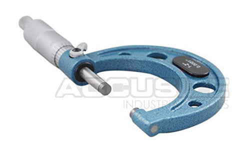 Accusize Industrial Tools Ultra-Precision Outside Micrometer, 1-2 inch by 0.0001'', Eg00-0002