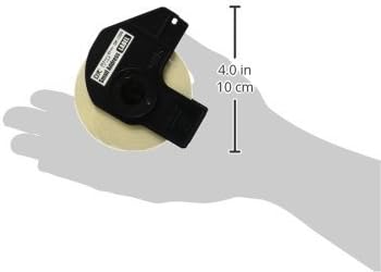 Brother DK-1209 Small Address Labels, White, 2 1/2" x 1 1/2", Roll Of 800