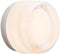 Eberow Modern Wall Sconce,Thick Glass Shade LED Fixture,Minimalist Round Wall Lamp for Bathroom