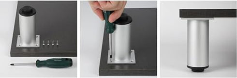 ALturN 4 (8 cm/3.1 inches, Bed leg screw,furniture legs,sofa legs, pcs Sofa Feet, Table Legs, Adjustable Metal Feet