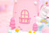 Cute Castle Unicorn Pen Pencil Holder, Desk Organizer for Office, Makeup Brush Holder Cup for Bathroom Kitchen Bedroom