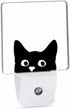Black Cat Cute Dusk to Dawn Night Light, Auto Sensor Lamp Home Indoor Stairway Kitchen Corridor, Night Lights Plug into