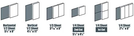 POWERTEC 71336 Sandpaper Cutter for Woodworking and Metalworking Shops, Custom Cut 1/4, 1/2, 1/3 Sheets