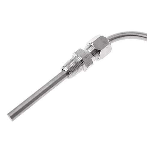 1/8" NPT Threaded K-Type Thermocouple Control Temperature Sensor Probe with Mini Connector