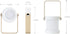 SCZWP8 Portable Lantern-Style Night Light Study Modern Simple and Warm Creative Bedroom Table Lamp Led Decoration