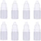 HLLMX 8 PCS Empty Plastic Squeezable Dropper Bottle, 5ML Container with Screw Cap for Essential Oil