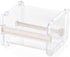 Transparent Washi Packaging Tape Dispenser, Cutter Roll Tape Holder for Desktop Office Tape Holder