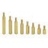 XINGYHENG 280pcs M2.5 Brass Male-Female Spacer Standoff Screw Nut Assortment Kit with Stainless Steel Screws