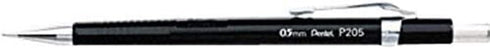 Pentel Sharp Mechanical Pencil, Pack of 5 Black Mechanical Pencils 0.5 mm