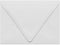 LUXPaper A6 Contour Flap Invitation Envelopes - 4 3/4" x 6 1/2" - White - 80lb. Text - 50 Qty