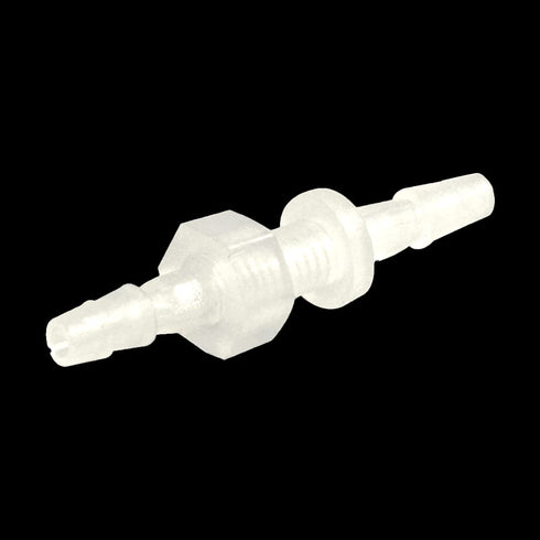 Feelers 1/4" Hose Barb Thru-Bulk Bulkhead Fitting - Plastic Adapter Union Mender Splicer with Gasket