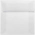 LUXPaper Square Invitation Envelopes - Clear Translucent - 5 1/2" x 5 1/2" - Peel & Press - 50 Qty