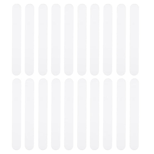 25pcs Depressors Stir Sticks, Reusable Applicator Sticks for Laboratory, White Plastic Scraper Tool