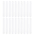 25pcs Depressors Stir Sticks, Reusable Applicator Sticks for Laboratory, White Plastic Scraper Tool