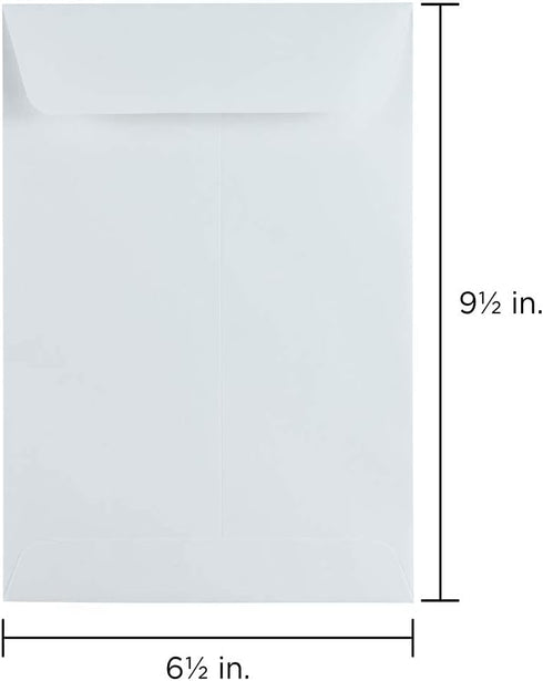 JAM PAPER 50/Pack Open End Catalog Commercial Envelopes - White - 6 1/2 x 9 1/2