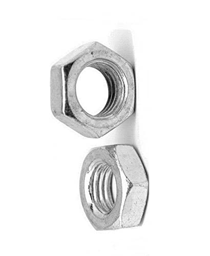 Fishing Floats & Bobbers KolotovichTool Pack of 50, 9/16-12 Hex Jam Thin, Nuts Zinc Plated Low