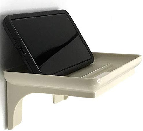 (2, Wonder Shelf - Small Plastic Self Adhesive Bathroom Wall Mount Shelf - Fits Over Toilet Paper Holder - Designed
