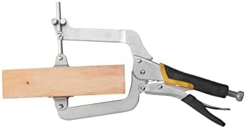 Xiao & Dao Pro Pocket Hole Clamp 14 Inch (355mm) Right Angle Clamp Corner Clamp Tools, Pocket Hole Clamp C-Clamp 2 Ways to Use for Woodworking and Pocket Hole Joinery (1-pack)